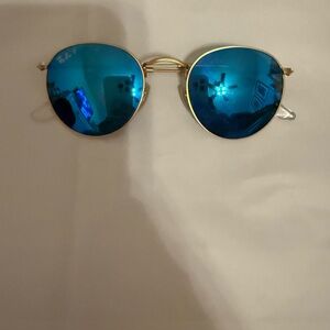 Ray-Ban Round Flash Polarized Lense